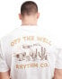 Фото #3 товара Rhythm worn path t-shirt in white