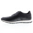 Фото #5 товара Zanzara Whitley ZZ1520L Mens Black Leather Lace Up Lifestyle Sneakers Shoes 13