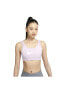 Фото #1 товара Dri-Fit Swoosh icnclsh Strpy Bra Kadın Mor Antrenman Sporcu Sütyeni DC5543-576