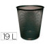 Rubbish bin Q-Connect KF00871 Black Metal 19 L