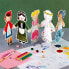 PETIT COLLAGE Fairy Tales Paper Doll Chain Craft & Color