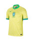 Men's Yellow Brazil National Team 2024 Home Stadium Replica Jersey