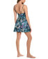 Фото #2 товара Women's Printed Satin Lace-Trim Chemise