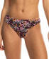 Juniors' Printed Beach Classics Full-Coverage Hipster Bikini Bottoms