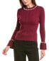 Фото #1 товара Nanette Nanette Lepore Pearl Bead Sweater Women's