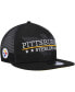 Фото #4 товара Men's Black Pittsburgh Steelers Totem 9FIFTY Snapback Hat