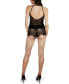 Фото #2 товара Эротическое белье MeMoi комплект Avril с кружевом и сеткой
