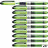 Фото #4 товара Флуоресцентный маркер Stabilo Navigator Зеленый 10 Предметы (1 штук)