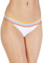 Фото #1 товара Hula Honey 259756 Women Juniors Stripes Hipster Bikini Bottoms Swimwear Size M