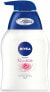 Фото #1 товара NIVEA Rose Blossom Care Soap (250 ml), Nourishing Liquid Soap for Noticeably Soft, Smooth Hands, pH Skin-Friendly Hand Soap with Rose Petal Fragrance