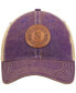 Фото #3 товара Men's Purple Northwestern Wildcats Target Old Favorite Trucker Snapback Hat