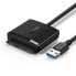 Фото #1 товара Адаптер кабельный для жесткого диска HDD и SSD SATA 2.5'' / 3.5'' USB 3.0 до 12TB - черный