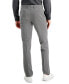 Фото #4 товара Men's Slim-Fit Gray Solid Suit Pants, Created for Macy's