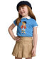 Toddler and Little Girls Polo Bear Cotton Jersey T-shirt