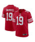 Фото #1 товара Men's Deebo Samuel Scarlet San Francisco 49Ers Player Game Jersey