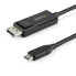 Фото #1 товара 6ft (2m) USB C to DisplayPort 1.2 Cable 4K 60Hz - Bidirectional DP to USB-C or USB-C to DP Reversible Video Adapter Cable - HBR2/HDR - USB Type C/TB3 Monitor Cable - 2 m - USB Type-C - DisplayPort - Male - Male - Straight