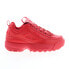 Фото #1 товара Fila Disruptor II Premium 5XM01763-600 Womens Red Lifestyle Sneakers Shoes 6