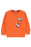 Фото #1 товара Erkek Çocuk Sweatshirt 2-5 Yaş Turuncu