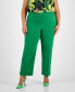 Фото #1 товара Plus Size Textured Crepe Pants, Created for Macy's
