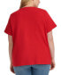 Plus Size V-Neck T-Shirt