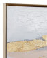 Фото #4 товара Canvas Foiled and Brushstrokes Geode Framed Wall Art with Gold-Tone Frame, 59" x 2" x 20"