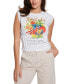 ფოტო #1 პროდუქტის Women's Tropical Vibes Corset T-Shirt