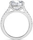 ფოტო #3 პროდუქტის Certified Lab Grown Diamond Oval Solitaire Plus Engagement Ring (7-1/2 ct. t.w.) in 14k Gold