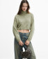 Фото #1 товара Women's Turtleneck Knitted Sweater
