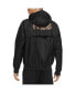 Men's Black Pumas Windrunner Raglan Full-Zip Jacket