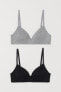 Фото #12 товара 2-pack Padded Cotton Bras