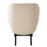 Sessel MAROLS Schwarz, Webstoff Saia: Beige - фото #6