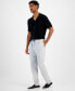 Men's Pleated Elastic Waistband Pants