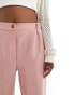 Фото #5 товара Reclaimed Vintage wide leg mensy tailored trouser in pink