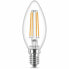 Светодиодная лампочка-свеча Philips Equivalent E14 60 W Белый E (2700 K)