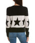 Фото #2 товара Hannah Rose Banded Star Wool & Cashmere-Blend Sweater Women's