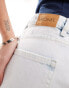 Фото #2 товара Monki Naoki loose fit low rise jeans in light bleached blue