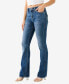 ფოტო #3 პროდუქტის Women's Billie Flap Big T Straight Jean