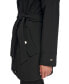 Women's Hooded Belted Softshell Raincoat