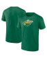 Men's Green Minnesota Wild Alternate Logo T-shirt