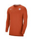 ფოტო #3 პროდუქტის Men's Orange Clemson Tigers 2022 Coach Performance Long Sleeve V-Neck T-shirt