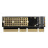 Фото #3 товара AXAGON PCI-E 3.0 16x - M.2 SSD NVMe. Up to 80mm - PCIe - M.2 - Low-profile - PCI 3.0 - PC - China