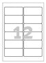 Avery Zweckform Avery J8177-25 - White - Paper - Inkjet - 99.1 x 42.3 mm - 300 pc(s)