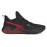 Фото #1 товара Puma Cell Fraction Mesh Running Mens Black, Red Sneakers Athletic Shoes 3762810