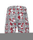 Men's White Peanuts Snoopy Loves Flowers Shorts