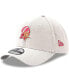 Фото #2 товара Men's White Tampa Bay Buccaneers Throwback Logo Iced II 39THIRTY Flex Hat