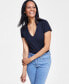 Фото #1 товара Women's V-Neck Bodysuit, Created for Macy's