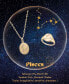 Фото #5 товара Wrapped diamond Pisces Constellation 18" Pendant Necklace (1/20 ct. tw) in 10k Yellow Gold, Created for Macy's