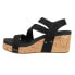 Corkys Spring Fling Studded Wedge Ankle Strap Womens Black Casual Sandals 30-53 9, 9 M - фото #3