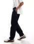 Fred Perry straight leg twill trousers in navy