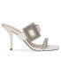 Фото #2 товара Women's Anny Rhinestone Buckle Evening Sandals